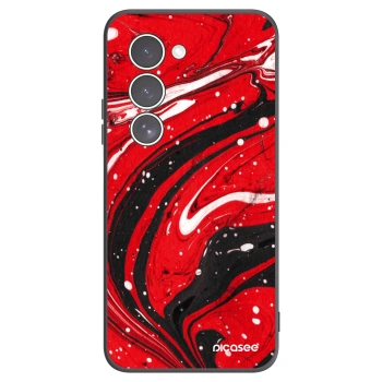 Picasee Xiaomi Redmi 15 5G Hülle - Schwarzes Silikon - Red black