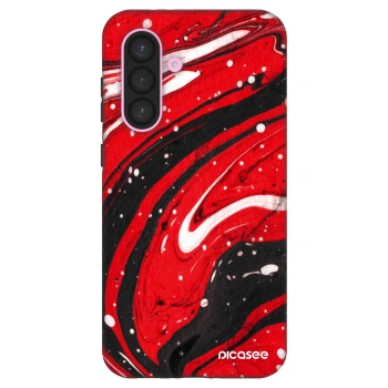 Hülle für Samsung Galaxy A56 5G A566B - Red black