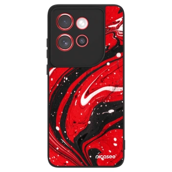 Hülle für Motorola Edge 60 Neo 5G - Red black