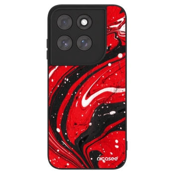 Hülle für Motorola Moto G77 - Red black