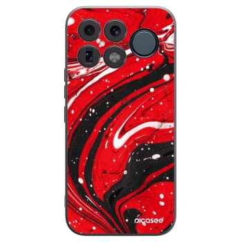 Picasee Xiaomi Poco F8 Ultra Hülle - Schwarzes Silikon - Red black