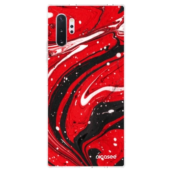 Hülle für Samsung Galaxy Note 10+ N975F - Red black