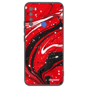 Hülle für Xiaomi Redmi Note 8T - Red black