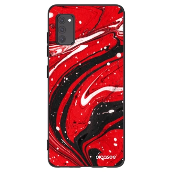 Hülle für Samsung Galaxy A41 A415F - Red black