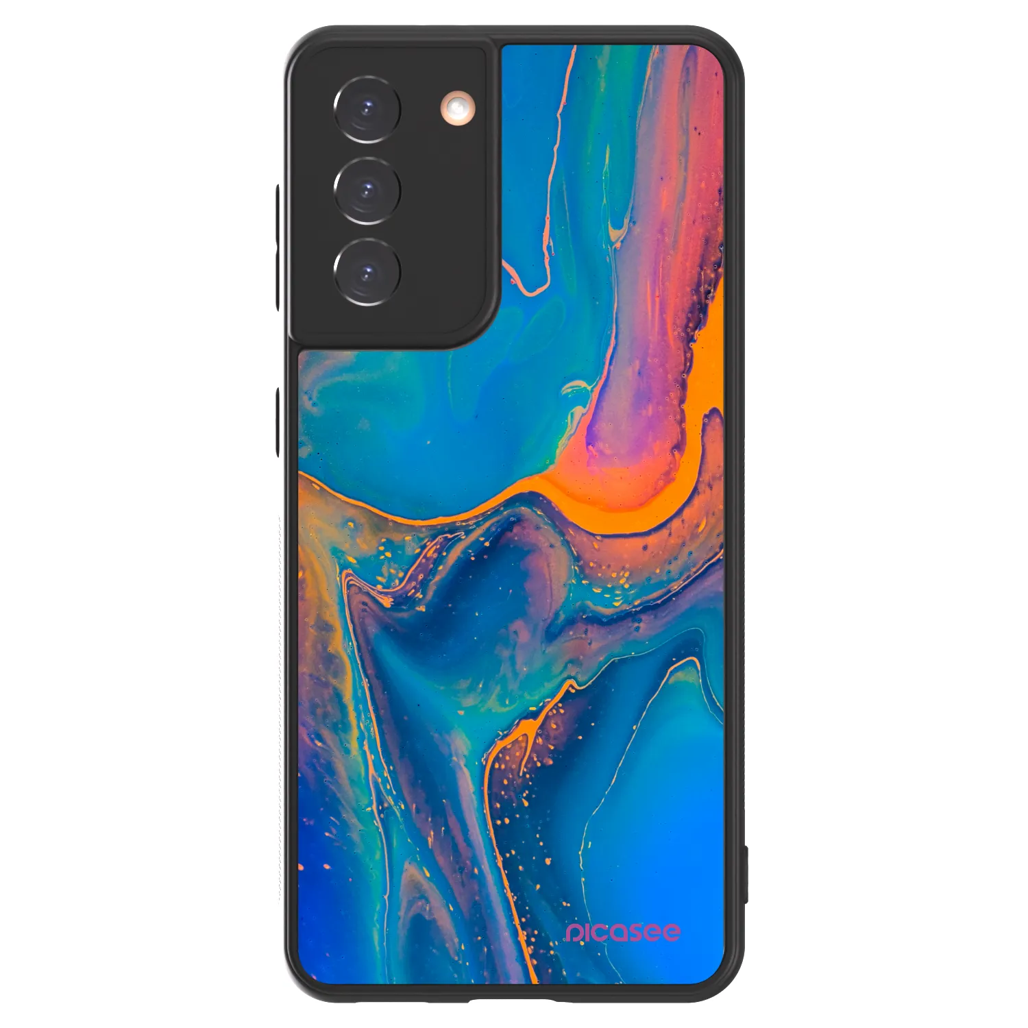 Picasee ULTIMATE CASE für Samsung Galaxy S21 5G G991B - Rainbow