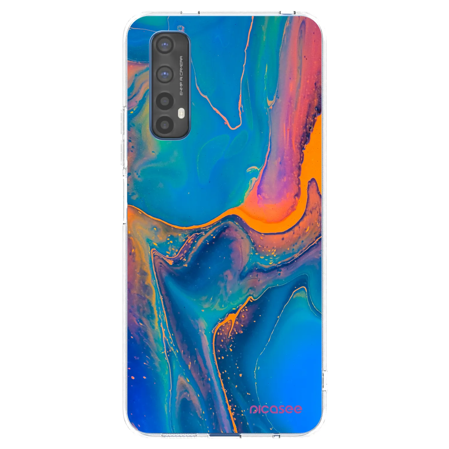 Picasee Realme 7 Hülle - Transparentes Silikon - Rainbow
