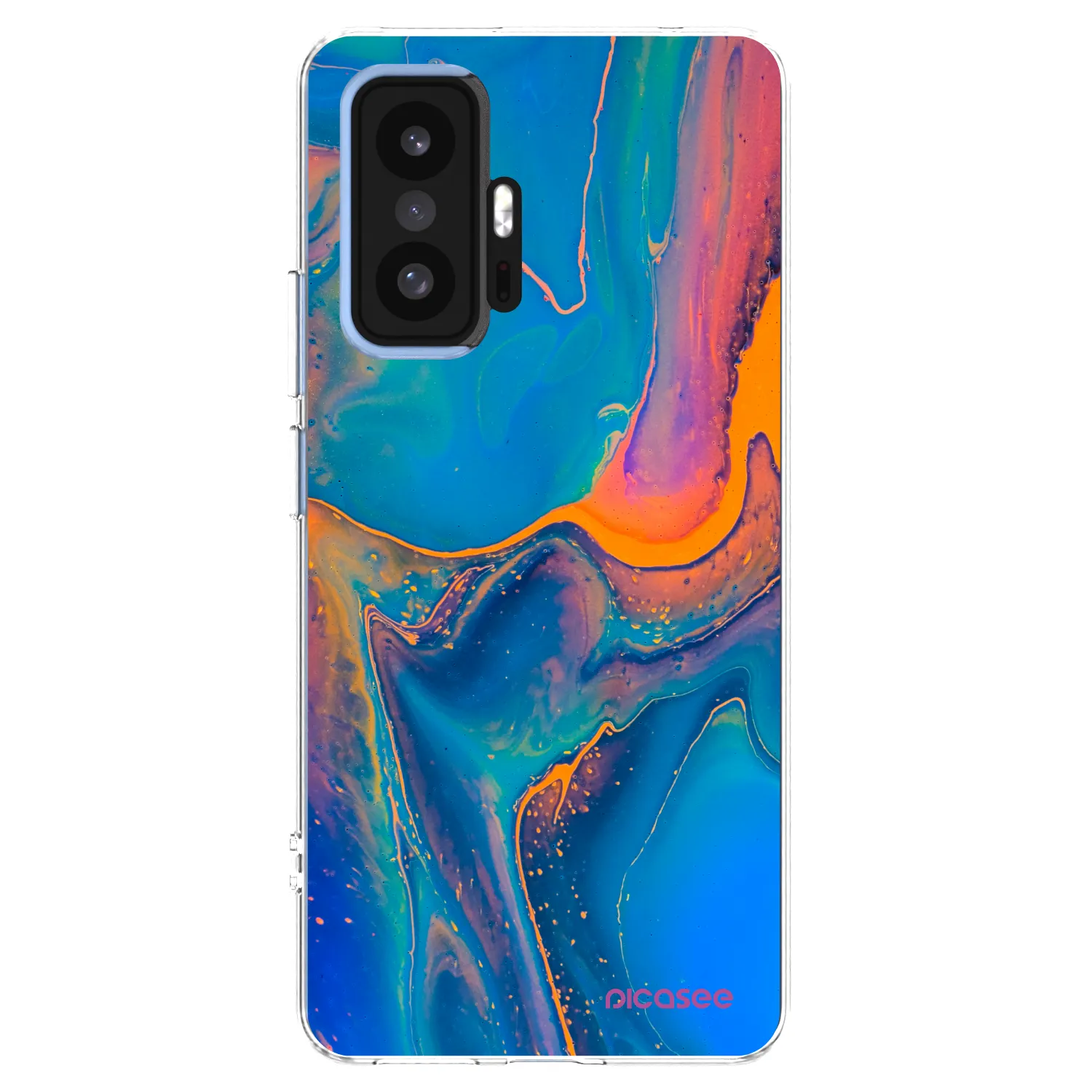 Picasee Xiaomi 11T Pro Hülle - Transparentes Silikon - Rainbow