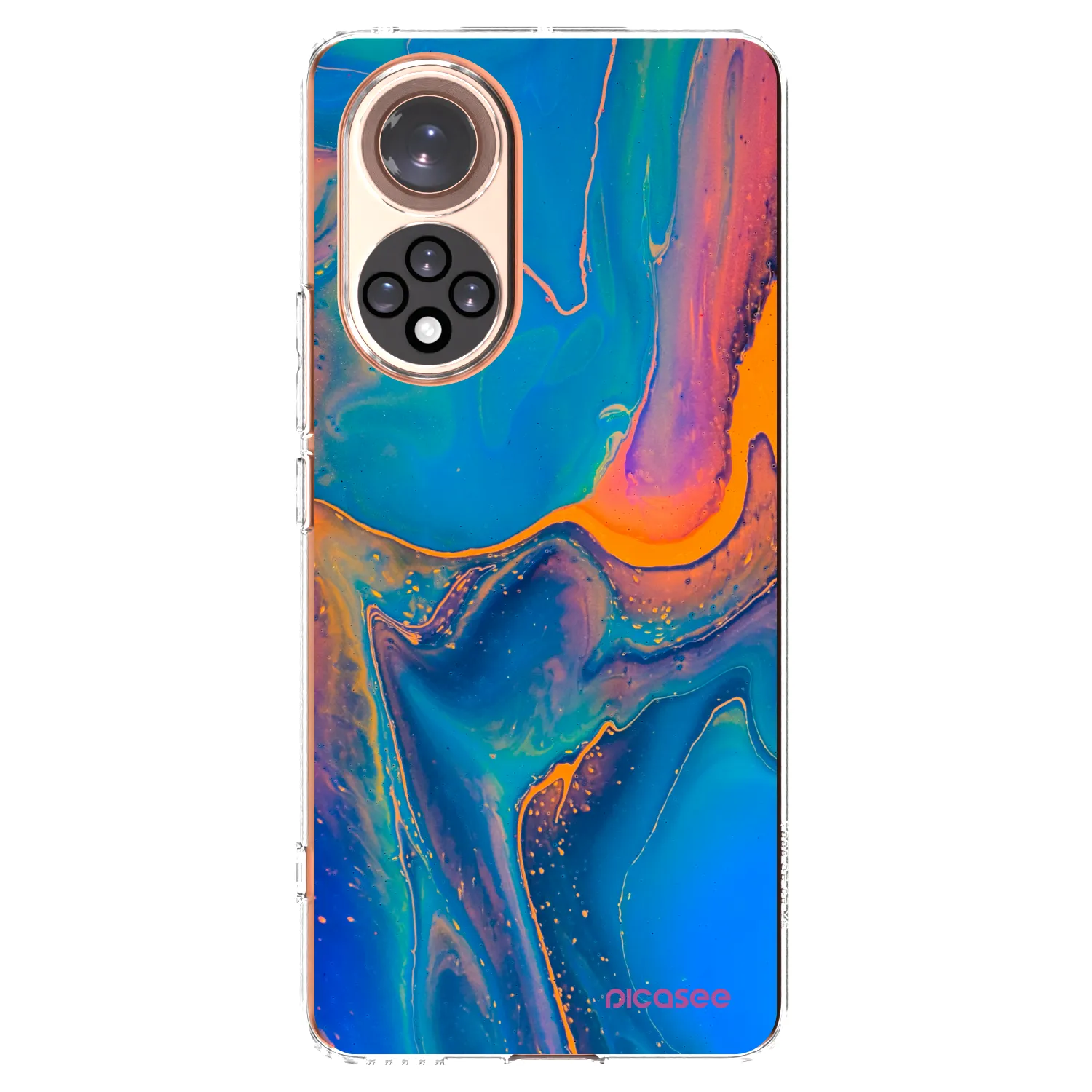 Picasee Honor 50 5G Hülle - Transparentes Silikon - Rainbow