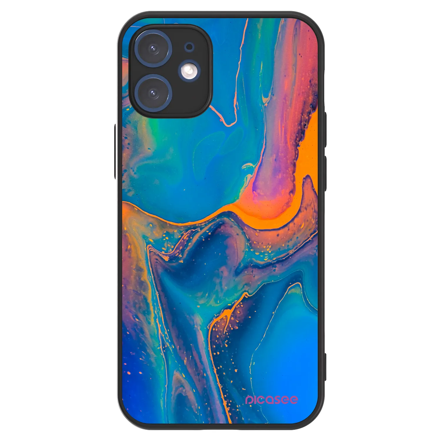Picasee ULTIMATE CASE MagSafe für Apple iPhone 12 mini - Rainbow