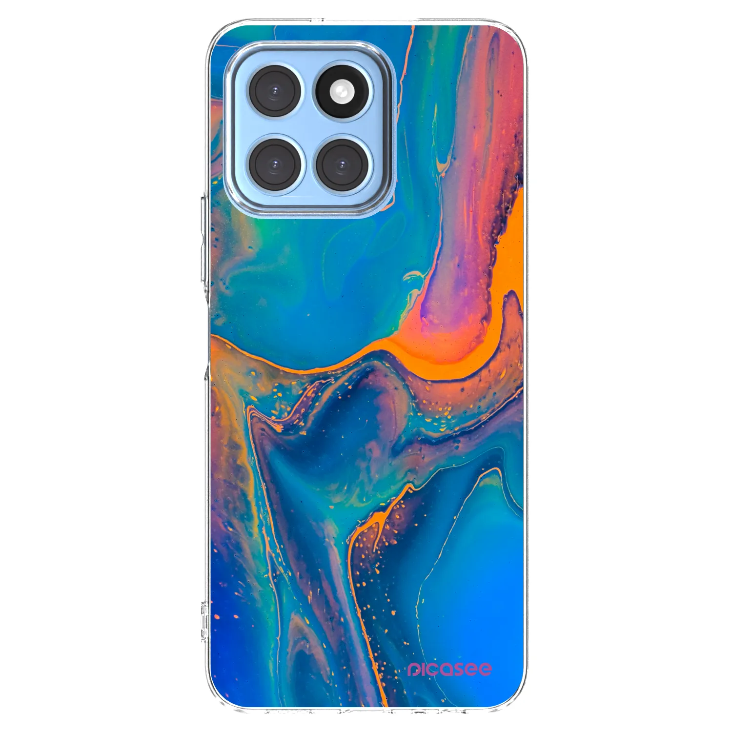 Picasee Honor X6 Hülle - Transparentes Silikon - Rainbow