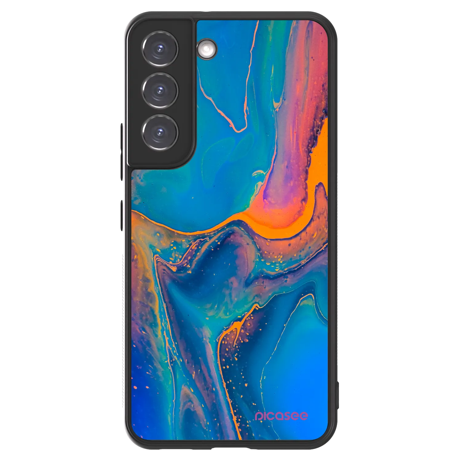 Picasee ULTIMATE CASE PowerShare für Samsung Galaxy S22 5G - Rainbow