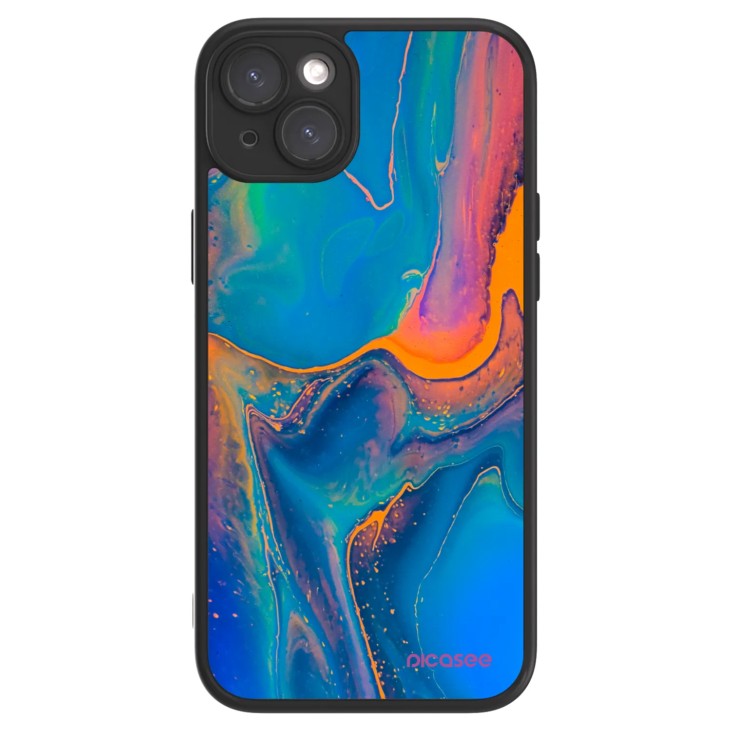 Picasee ULTIMATE CASE MagSafe für Apple iPhone 15 Plus - Rainbow