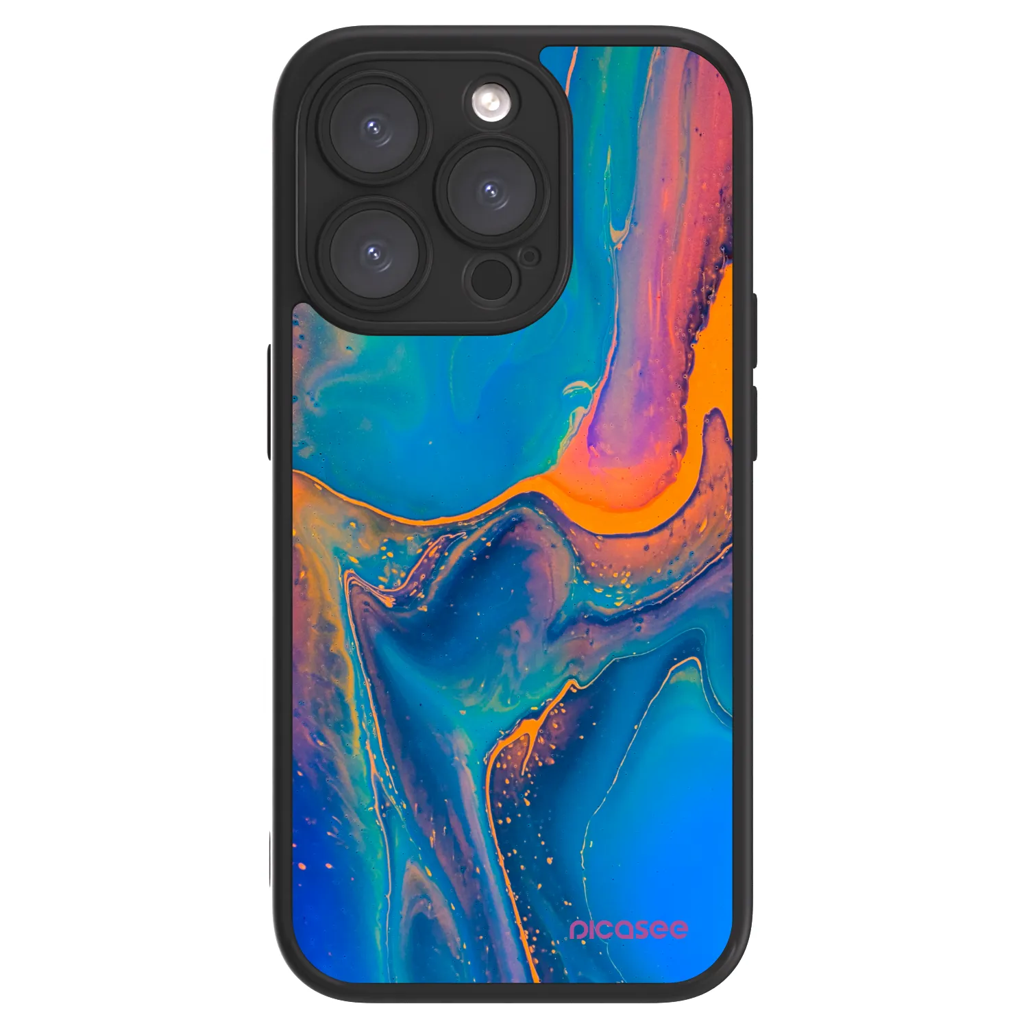 Picasee ULTIMATE CASE MagSafe für Apple iPhone 15 Pro - Rainbow