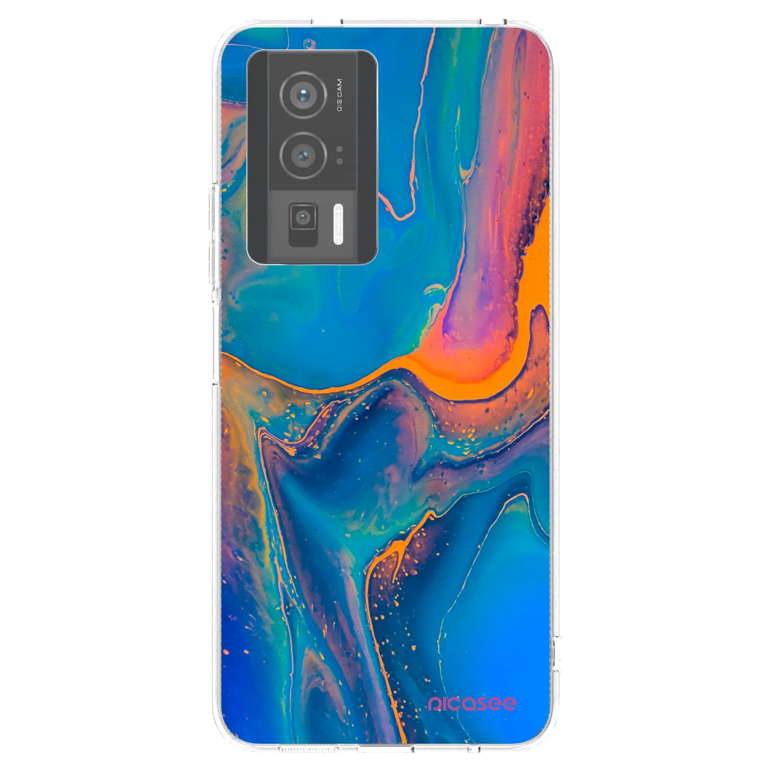 Picasee Xiaomi Poco F5 Pro 5G Hülle - Transparentes Silikon - Rainbow