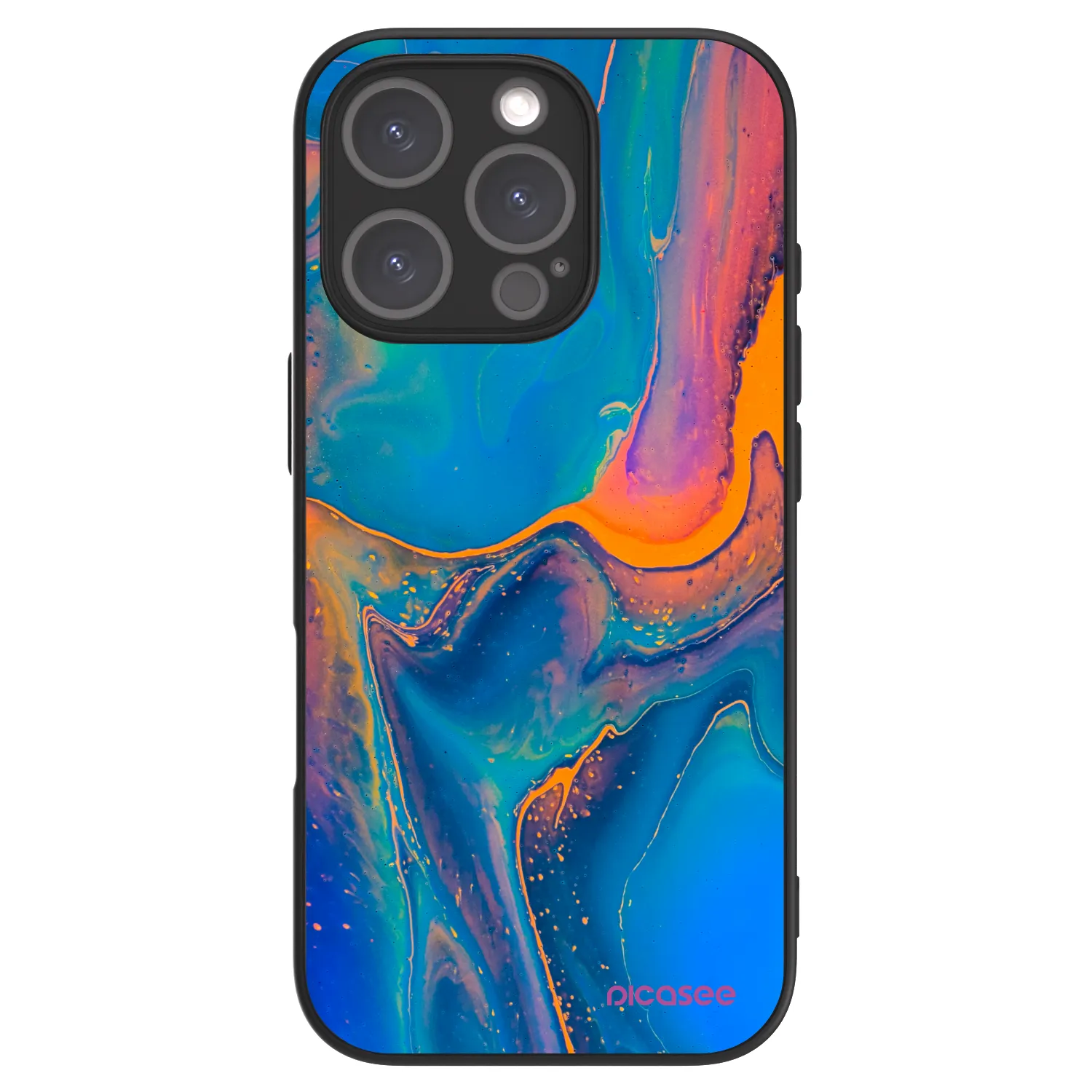 Picasee ULTIMATE CASE MagSafe für Apple iPhone 16 Pro - Rainbow