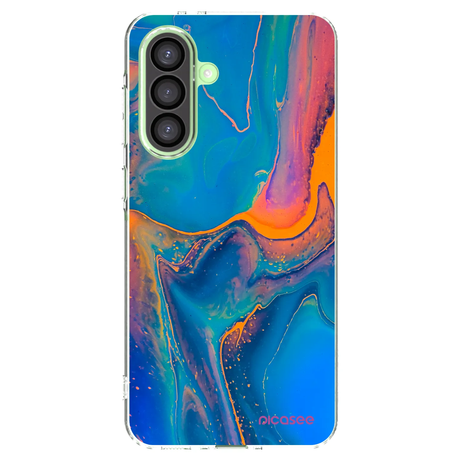 Picasee Samsung Galaxy A26 5G A266B Hülle - Transparentes Silikon - Rainbow