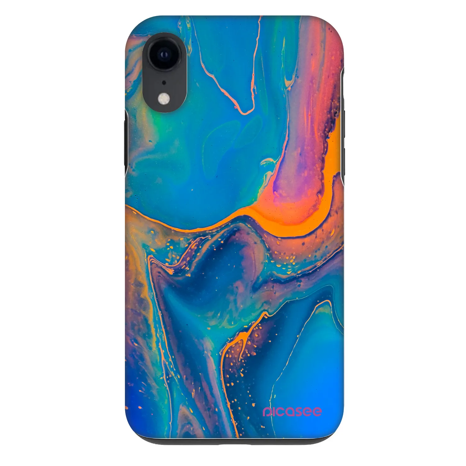 Picasee Fashion Case für Apple iPhone XR - Rainbow