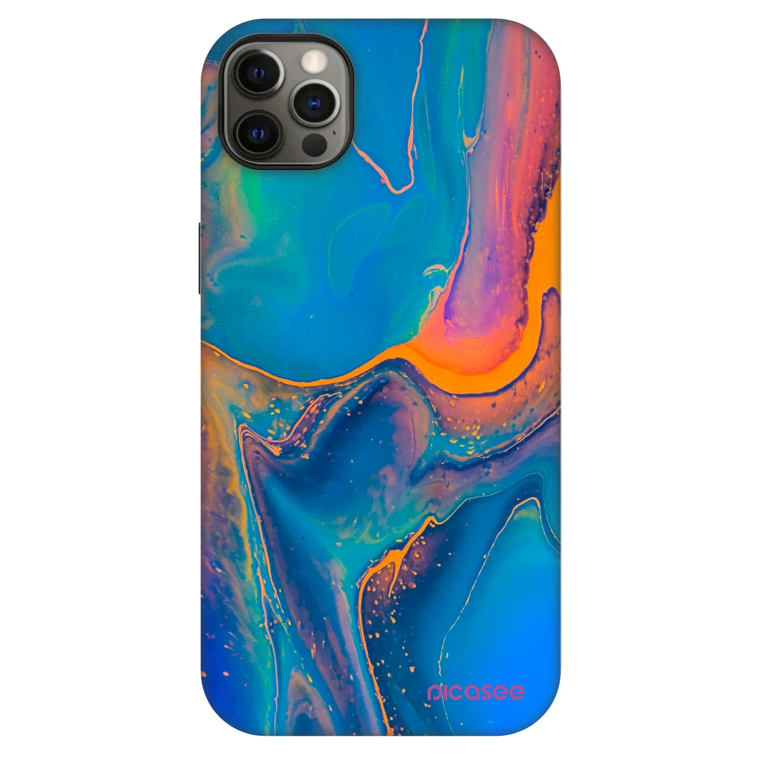 Picasee Fashion Case MagSafe für Apple iPhone 12 Pro Max - Rainbow