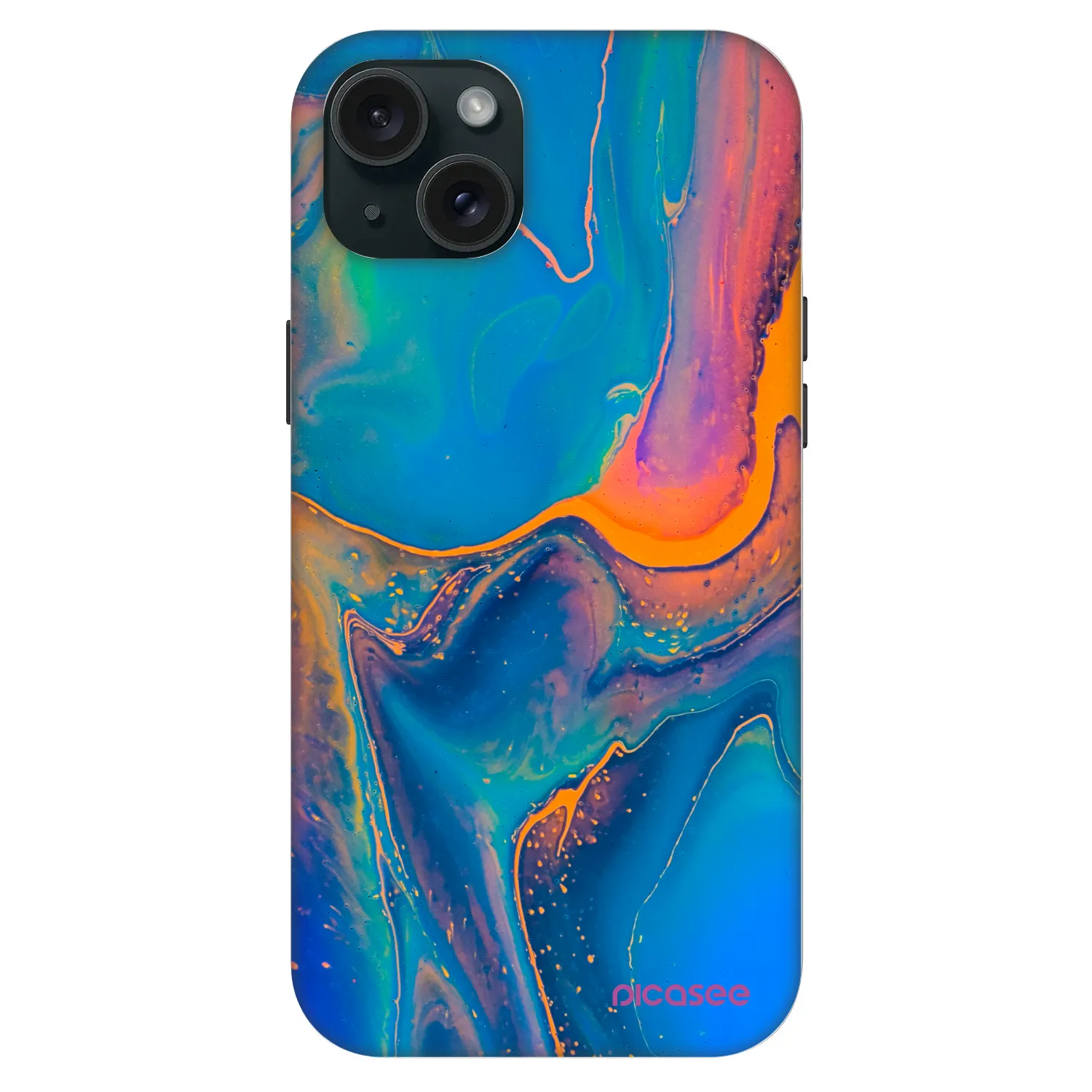 Picasee Fashion Case MagSafe für Apple iPhone 15 Plus - Rainbow