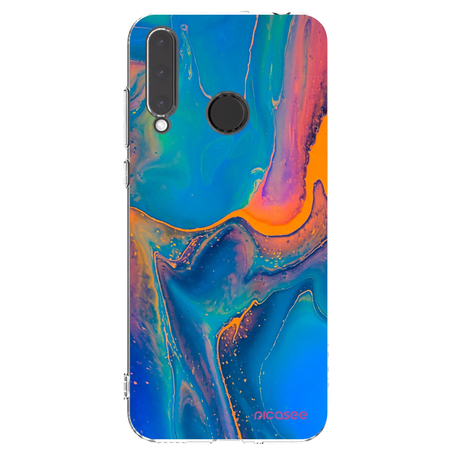 Picasee Honor 20 Lite Hülle - Transparentes Silikon - Rainbow