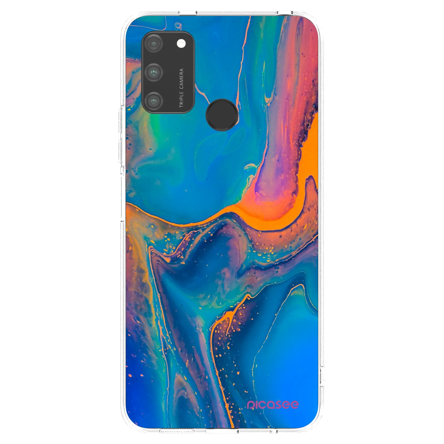 Picasee Honor 9A Hülle - Transparentes Silikon - Rainbow
