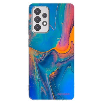Picasee Samsung Galaxy A52 5G A525F Hülle - Transparentes Silikon - Rainbow