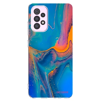 Picasee Samsung Galaxy A32 5G A326B Hülle - Transparentes Silikon - Rainbow