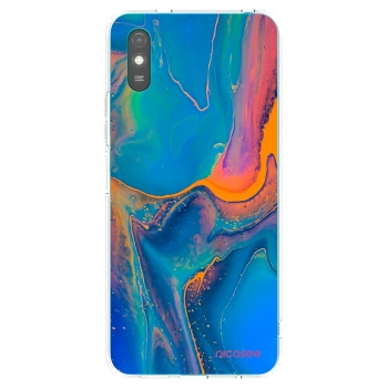 Picasee Xiaomi Redmi 9AT Hülle - Transparentes Silikon - Rainbow