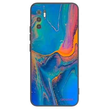 Picasee Xiaomi Poco M3 Pro 5G Hülle - Schwarzes Silikon - Rainbow