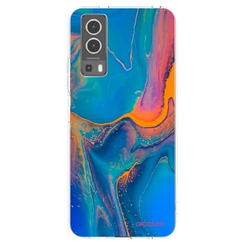 Picasee Vivo Y72 5G Hülle - Transparentes Silikon - Rainbow