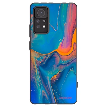 Picasee Xiaomi Redmi Note 11 Pro 5G Hülle - Schwarzes Silikon - Rainbow