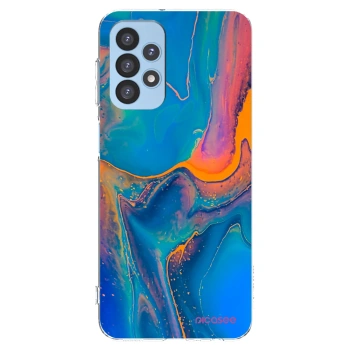 Picasee Samsung Galaxy A23 A235F 4G Hülle - Transparentes Silikon - Rainbow