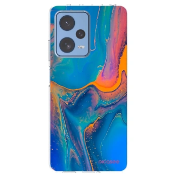 Picasee Xiaomi Redmi Note 12 Pro 5G Hülle - Transparentes Silikon - Rainbow