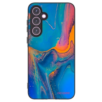 Picasee Samsung Galaxy A35 5G A356B Hülle - Schwarzes Silikon - Rainbow