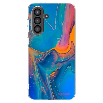 Picasee Samsung Galaxy A36 5G Hülle - Transparentes Silikon - Rainbow