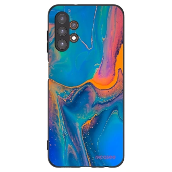 Picasee Samsung Galaxy A13 5G Hülle - Schwarzes Silikon - Rainbow