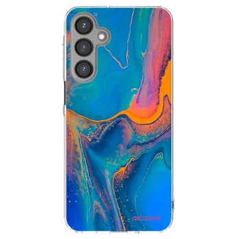 Picasee Samsung Galaxy A16 4G Hülle - Transparentes Silikon - Rainbow