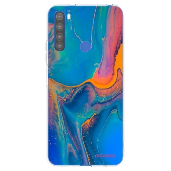 Picasee Xiaomi Redmi Note 8T Hülle - Transparentes Silikon - Rainbow