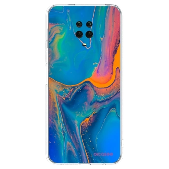 Picasee Xiaomi Redmi Note 9 Pro Hülle - Transparentes Silikon - Rainbow