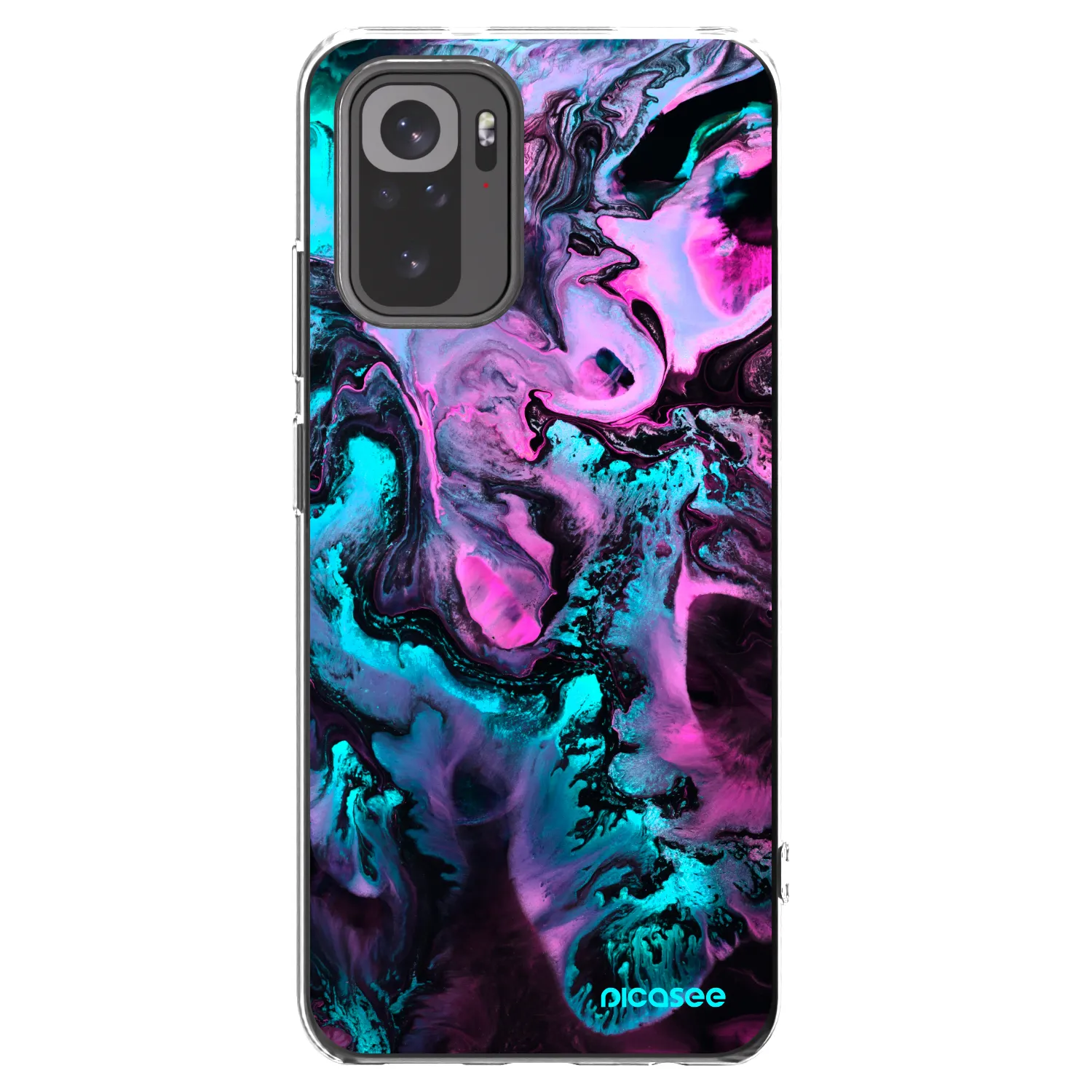 Picasee Xiaomi Redmi Note 10S Hülle - Transparentes Silikon - Lean