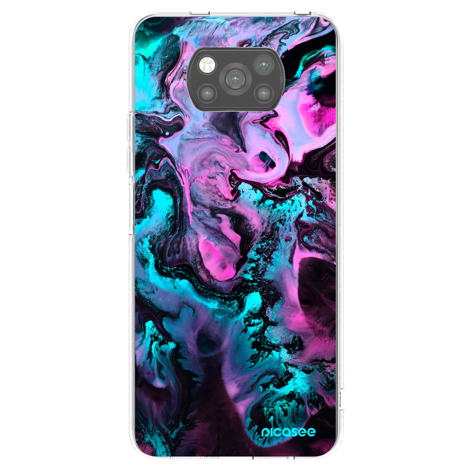 Picasee Xiaomi Poco X3 Pro Hülle - Schwarzes Silikon - Lean