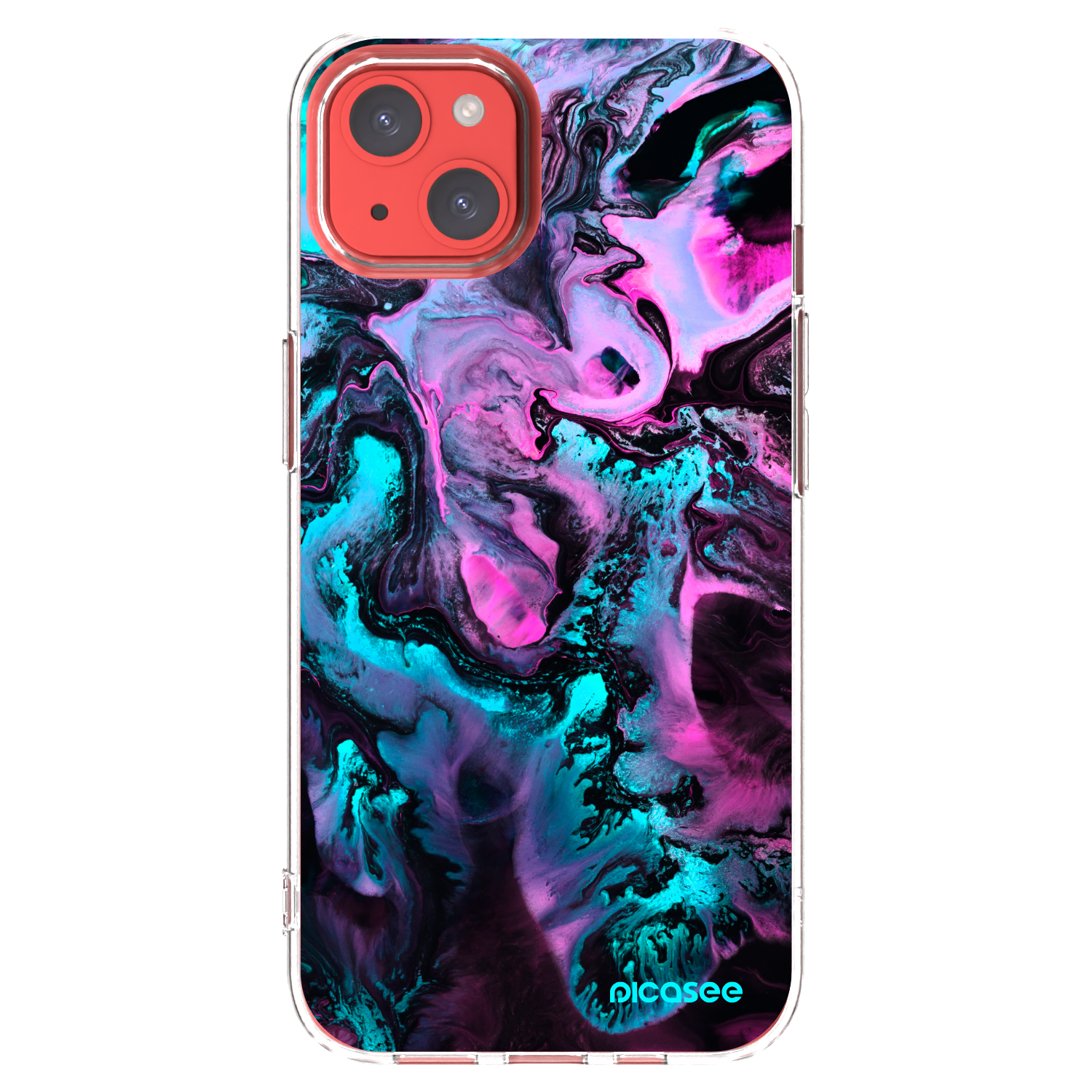 Picasee Apple iPhone 13 Hülle - Transparentes Silikon - Lean