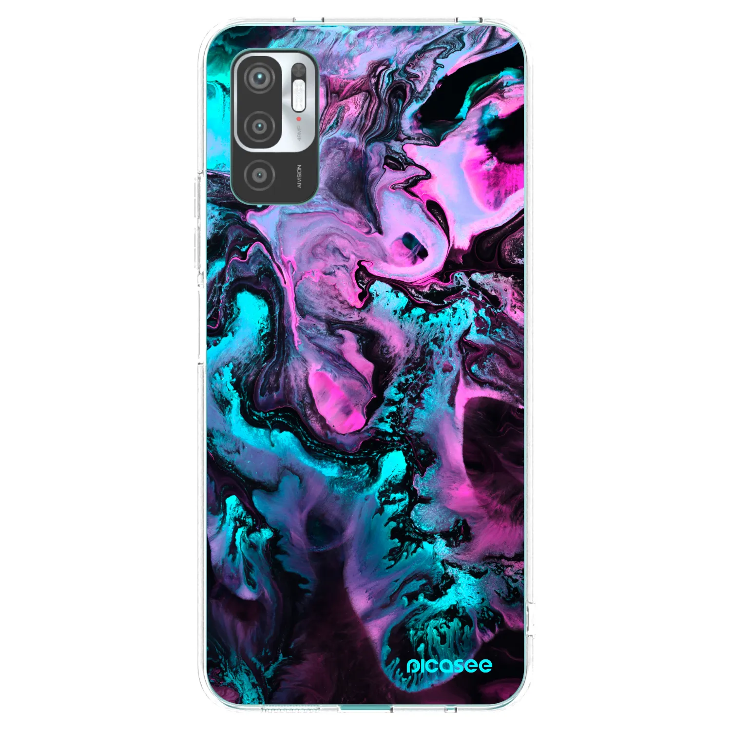 Picasee Xiaomi Redmi Note 10 5G Hülle - Transparentes Silikon - Lean