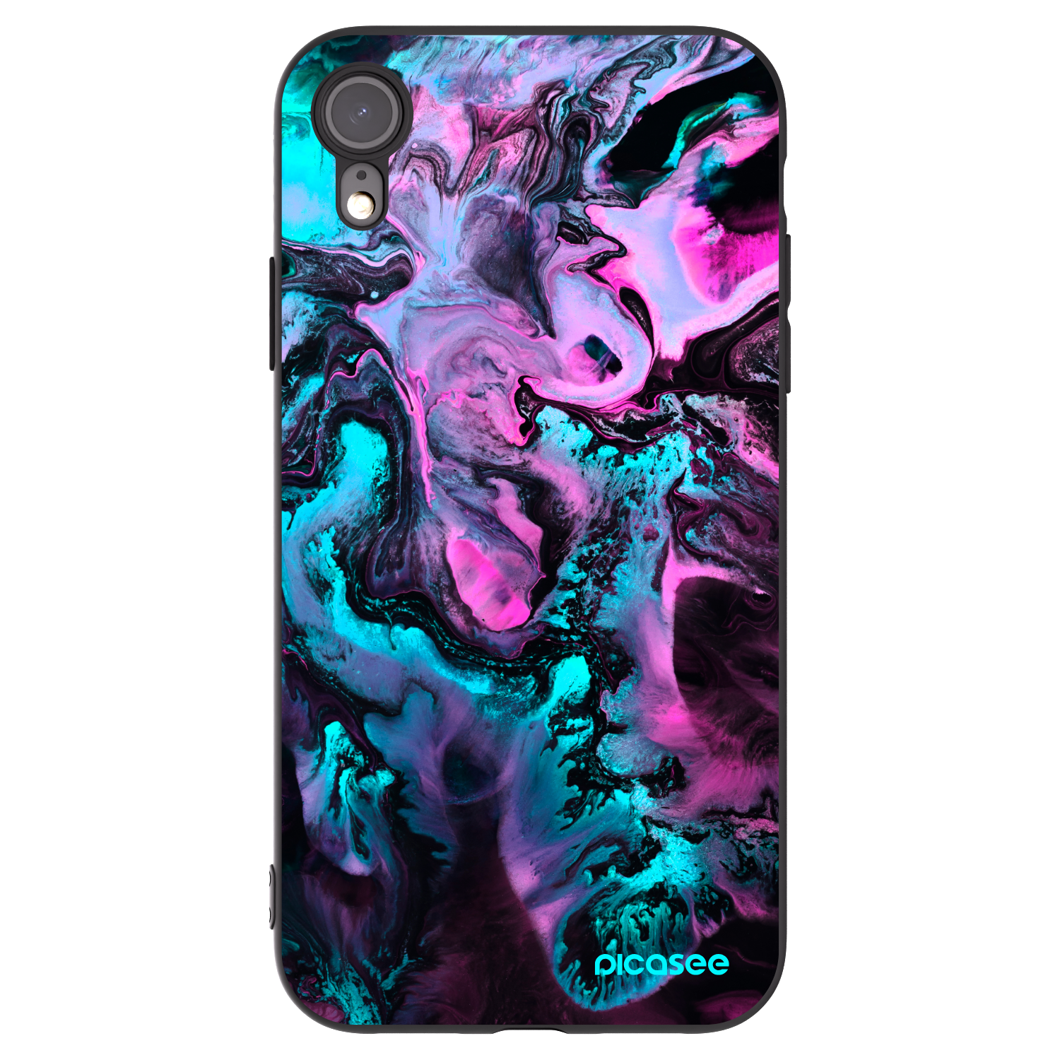 Picasee Apple iPhone XR Hülle - Schwarzes Silikon - Lean