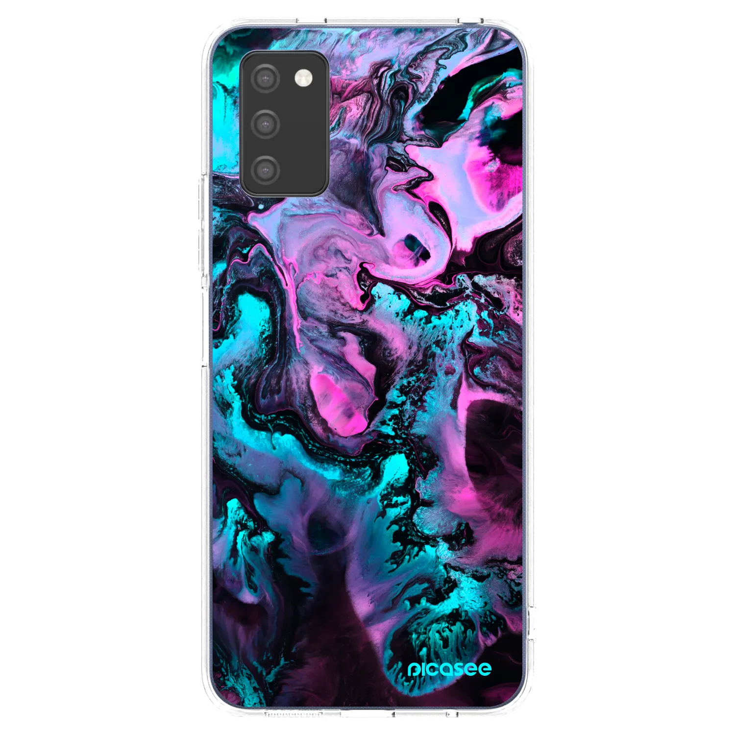 Picasee Samsung Galaxy A02s A025G Hülle - Transparentes Silikon - Lean