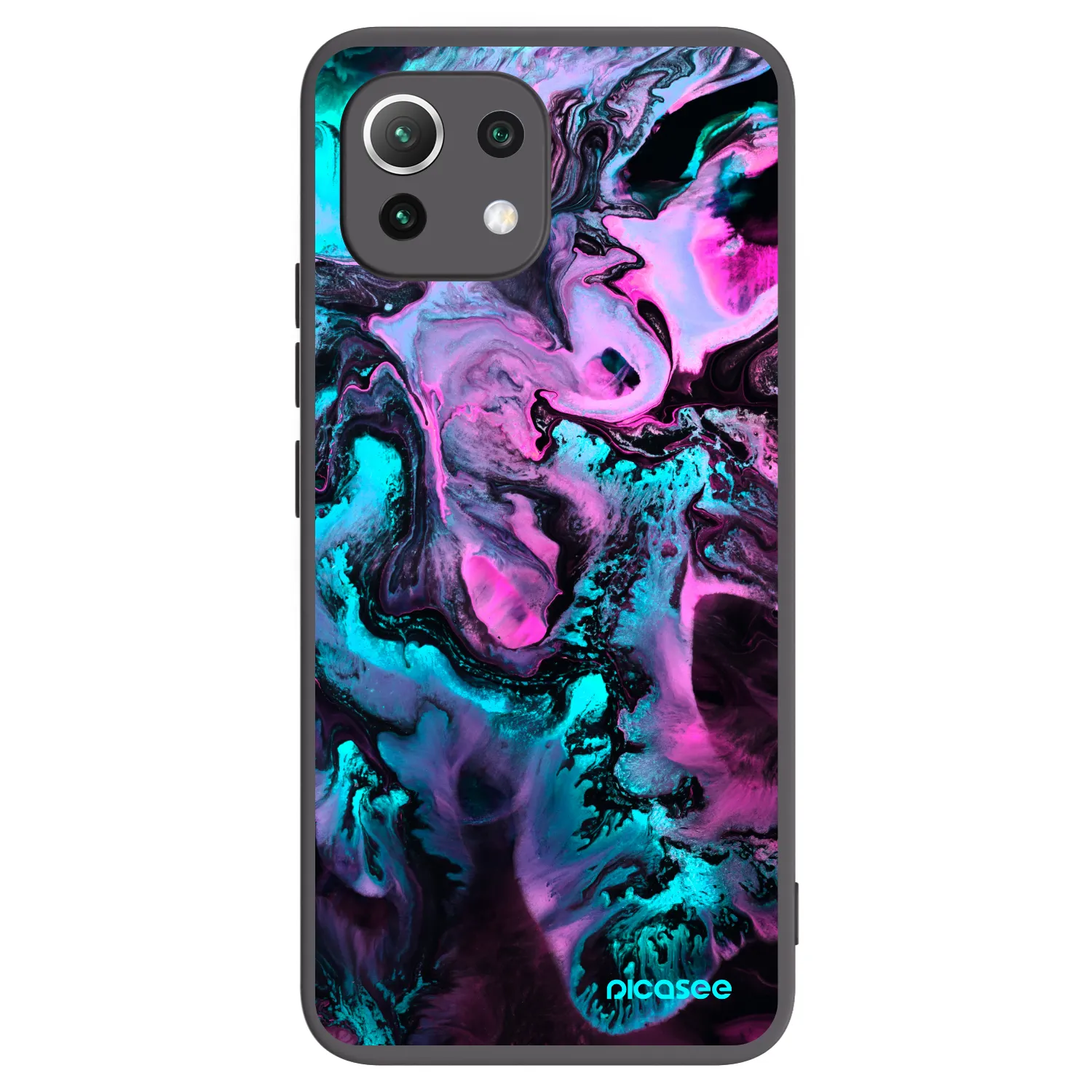 Picasee Xiaomi 11 Lite 5G NE Hülle - Schwarzes Silikon - Lean