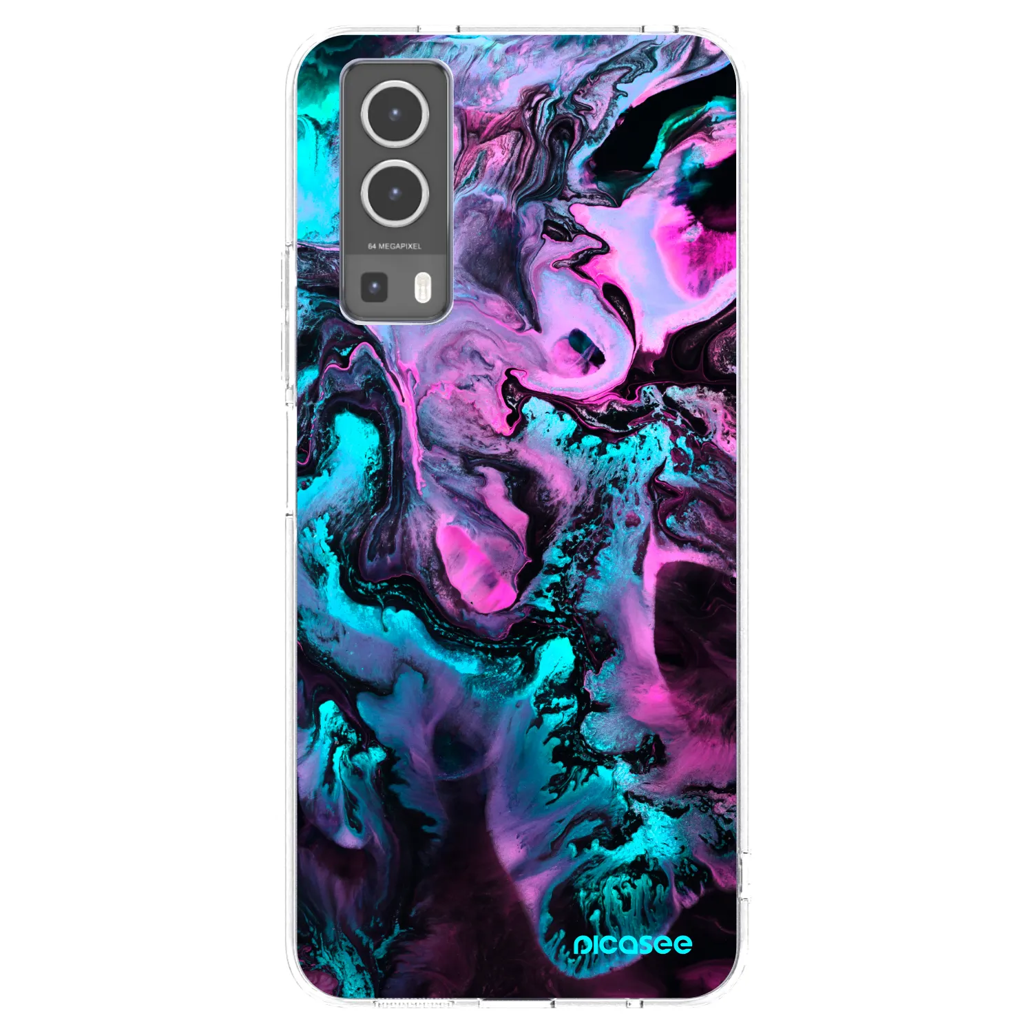 Picasee Vivo Y72 5G Hülle - Transparentes Silikon - Lean