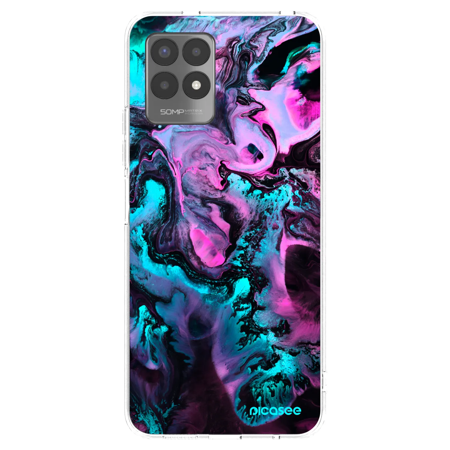 Picasee Realme 8i Hülle - Transparentes Silikon - Lean