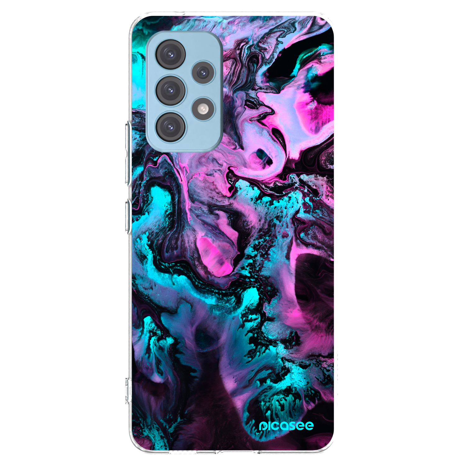Picasee Samsung Galaxy A53 5G A536 Hülle - Transparentes Silikon - Lean
