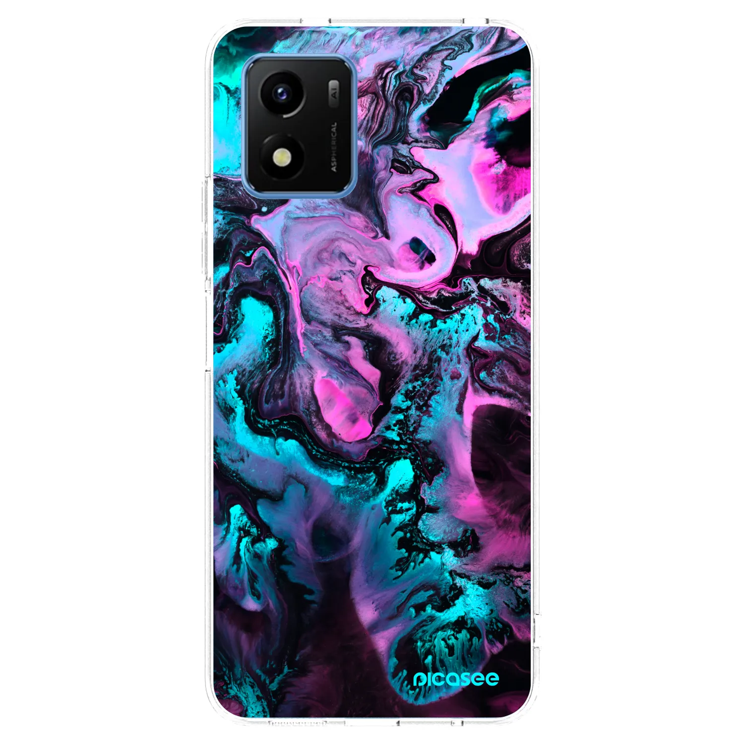 Picasee Vivo Y01 Hülle - Transparentes Silikon - Lean